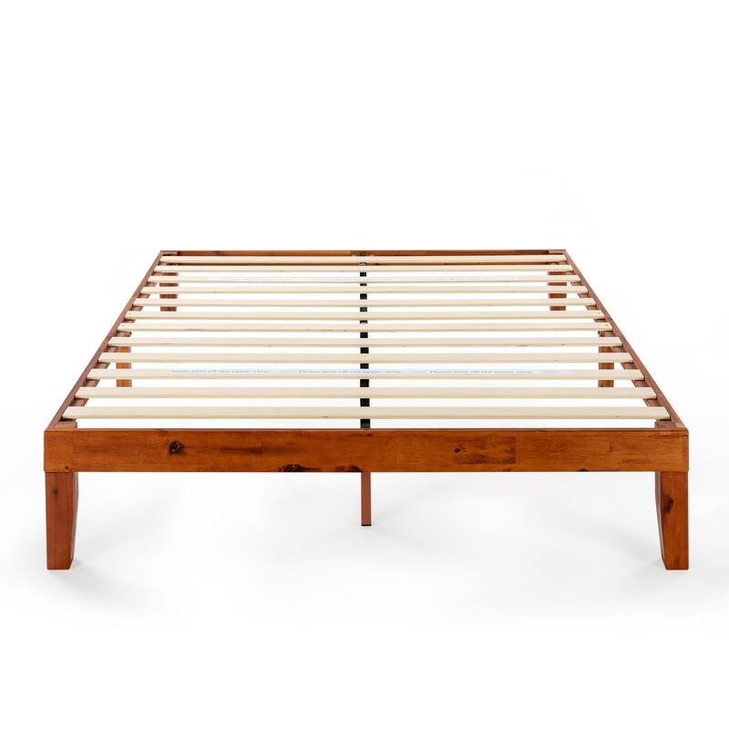 12" Classic Solid Wood Platform Bed Frame