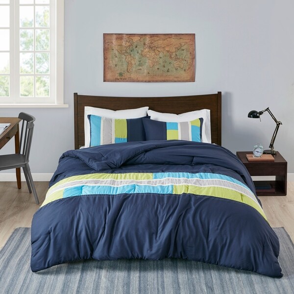 Mi Zone Switch Casual Stripe Comforter Set. Opens flyout.