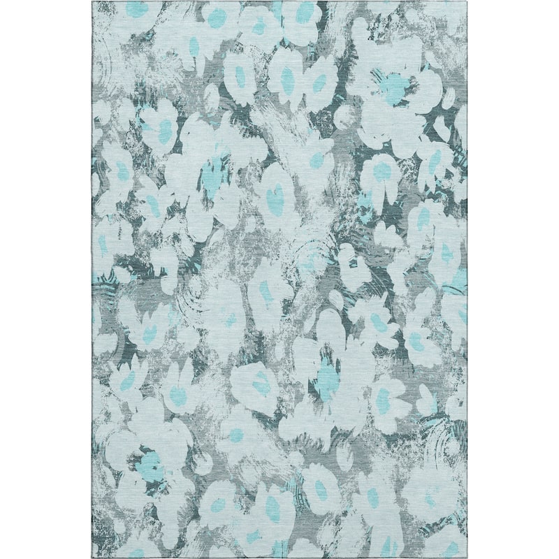 Premium Washable Super Soft Contemporary Floral Mayfield Rug