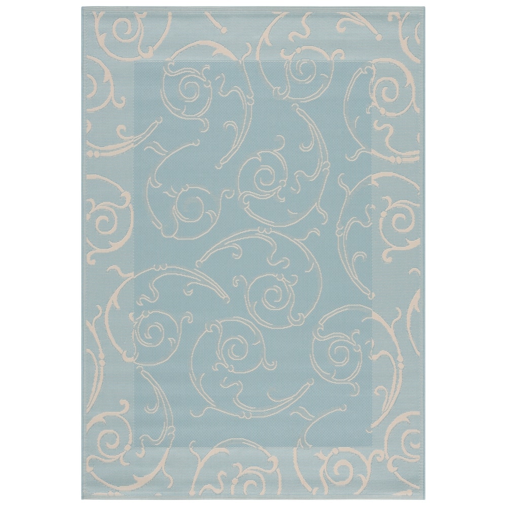 SAFAVIEH Courtyard Brunhilda Indoor/ Outdoor Waterproof Patio Backyard Rug