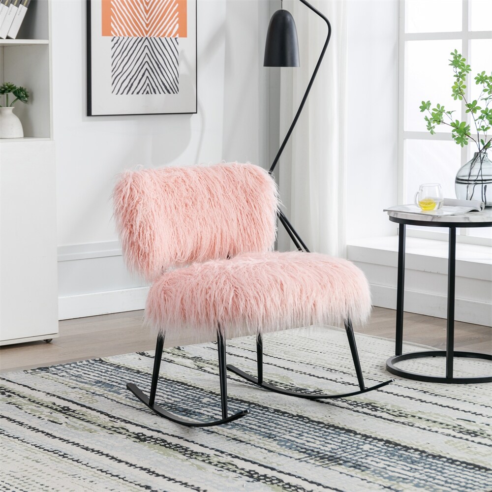 Plush rocking store chair for nursery
