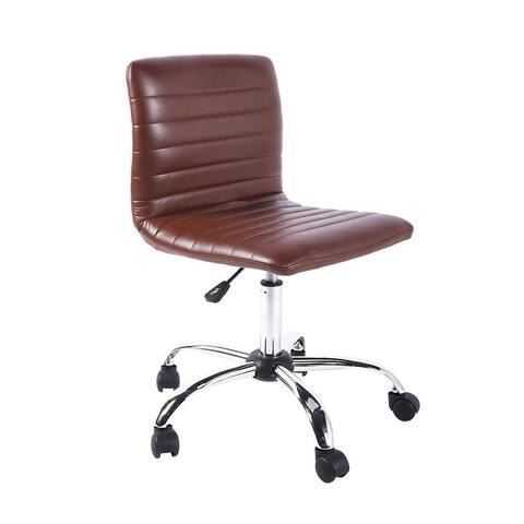 Homylin PU Faux Leather Home Office Swivel Chair - N/A