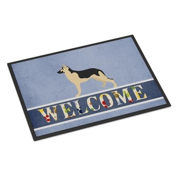 Carolines Treasures BB8330MAT German Shepherd Welcome Indoor or Outdoor Mat - 18 x 27 in.