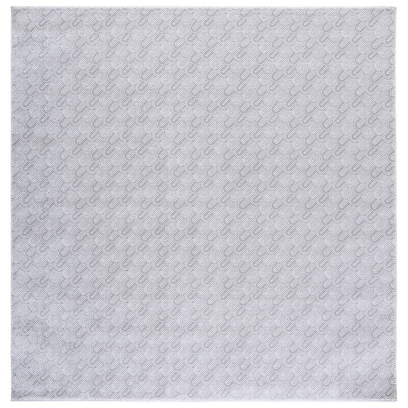 SAFAVIEH Slate Brunette Rug - Beige/Grey Ivory - 6'7" Square