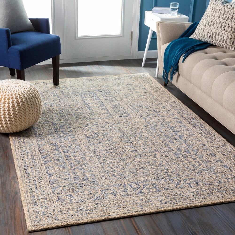 Livabliss Nesta Handmade Distressed Tribal Wool Area Rug