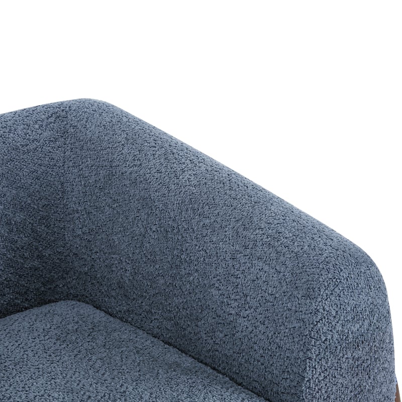 Tina Modern Upholstered Boucle Arm Club Chair by Christopher Knight Home