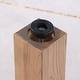 preview thumbnail 15 of 36, Olivia 8ft Vintage Ash Billiard Slate Pool Table with Dining Top