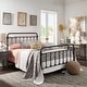 preview thumbnail 1 of 33, Giselle Victorian Iron Metal Bed by iNSPIRE Q Classic