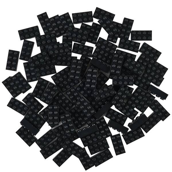 slide 2 of 6, Strictly Briks Classic Bricks Kit, Black, 96 Pieces, Compatible with Major Brick Brands