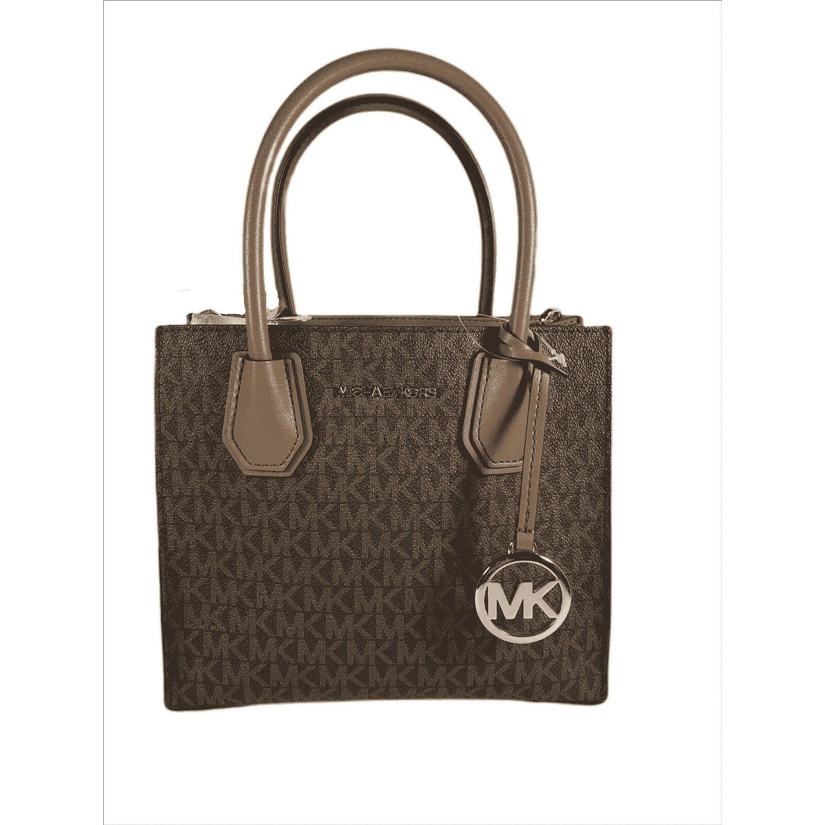 Michael Kors Mercer Medium Brown Leather Messenger Bag Bed Bath