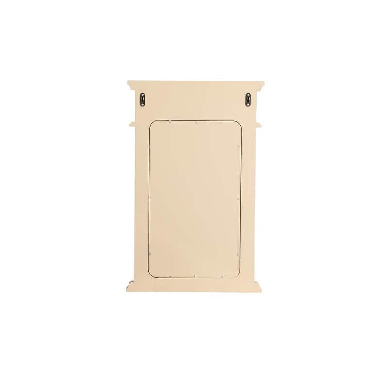 Elegant Lighting Antique Beige Vanity Mirror (22" x 28")