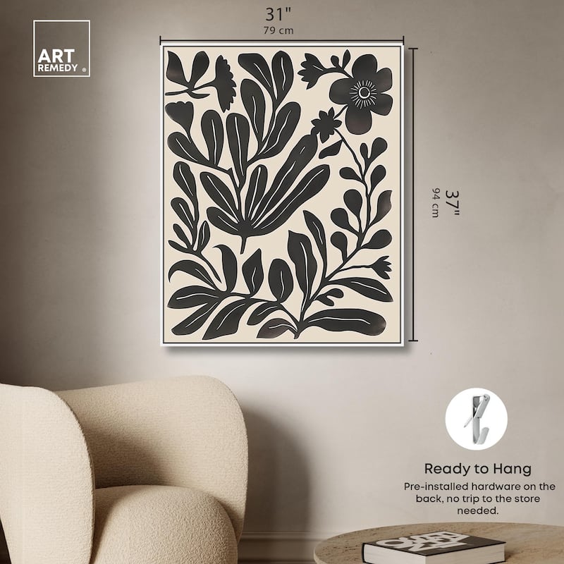 Ebony Eden Essence II Canvas by Art Remedy