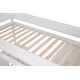 preview thumbnail 17 of 15, White Twin Loft Bed with Desk, Wardrobe, and Storage Drawers