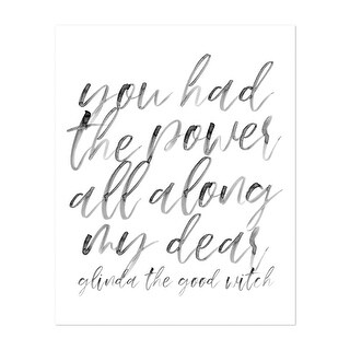Typography Black White Inspirational Motivational Art Print/Poster ...
