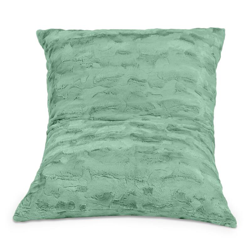 Raven-Symoné Home Pillow Saxx Jr Crash Puff, Giant Floor Pillow & Synthetic Fur Bean Bag Lounger