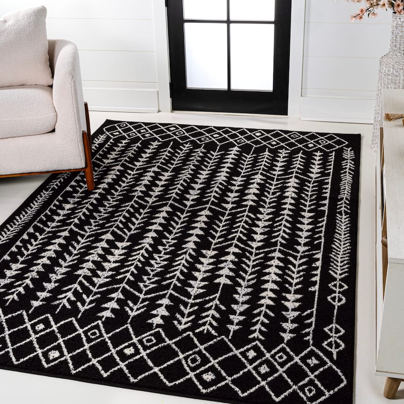 JONATHAN Y Asilah Moroccan Geometric Area Rug