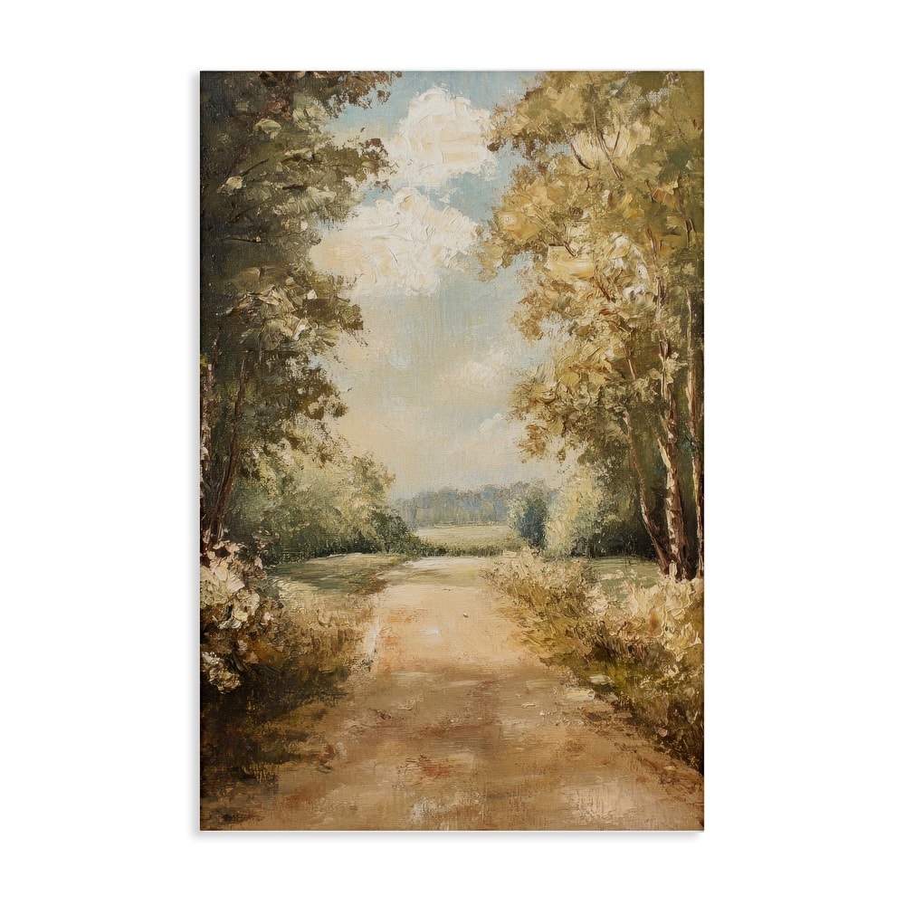 Stupell Walk Through Country Forest Canvas Wall Art Design By Petal Prints Design