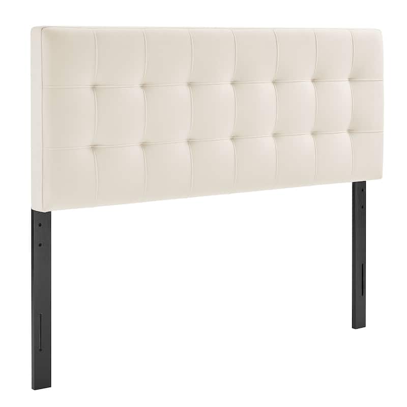Lily Biscuit Tufted Performance Velvet Headboard