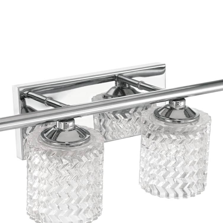 Acroma 6-light Modern Statement Crystal Bathroom Vanity Light - 45 inches