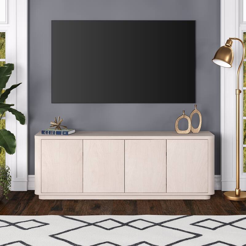 Plympton Rectangular TV Stand for TV's up to 75" - 68" Wide - Alder White