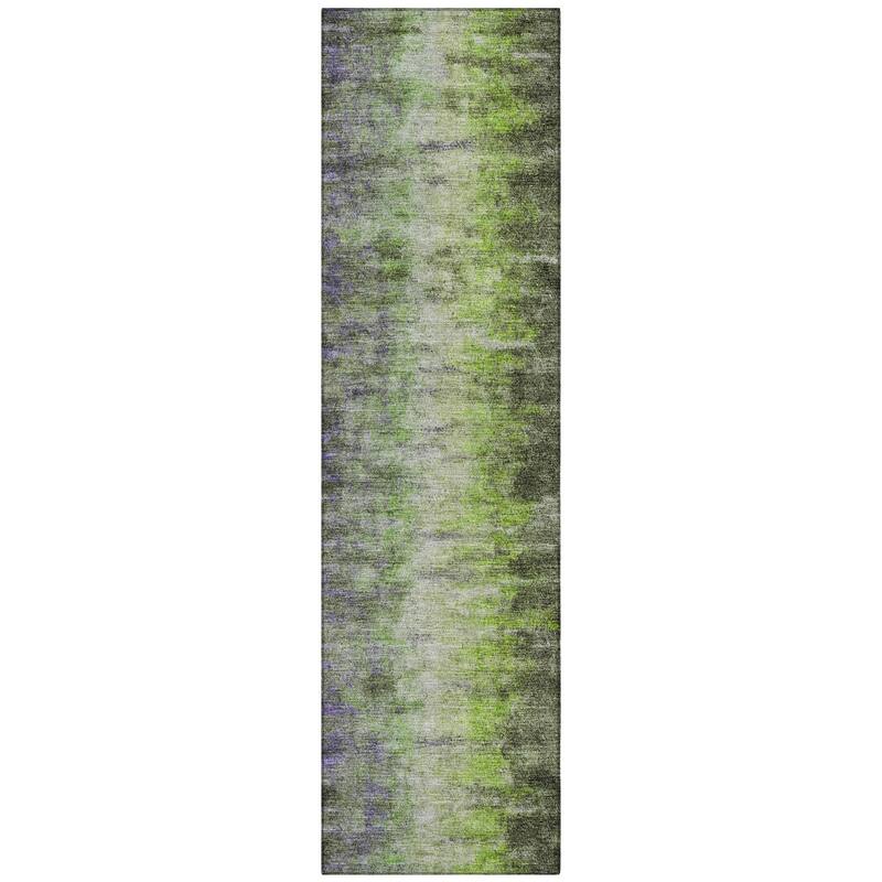 Machine Washable Indoor/ Outdoor Contemporary Ombre Chantille Rug