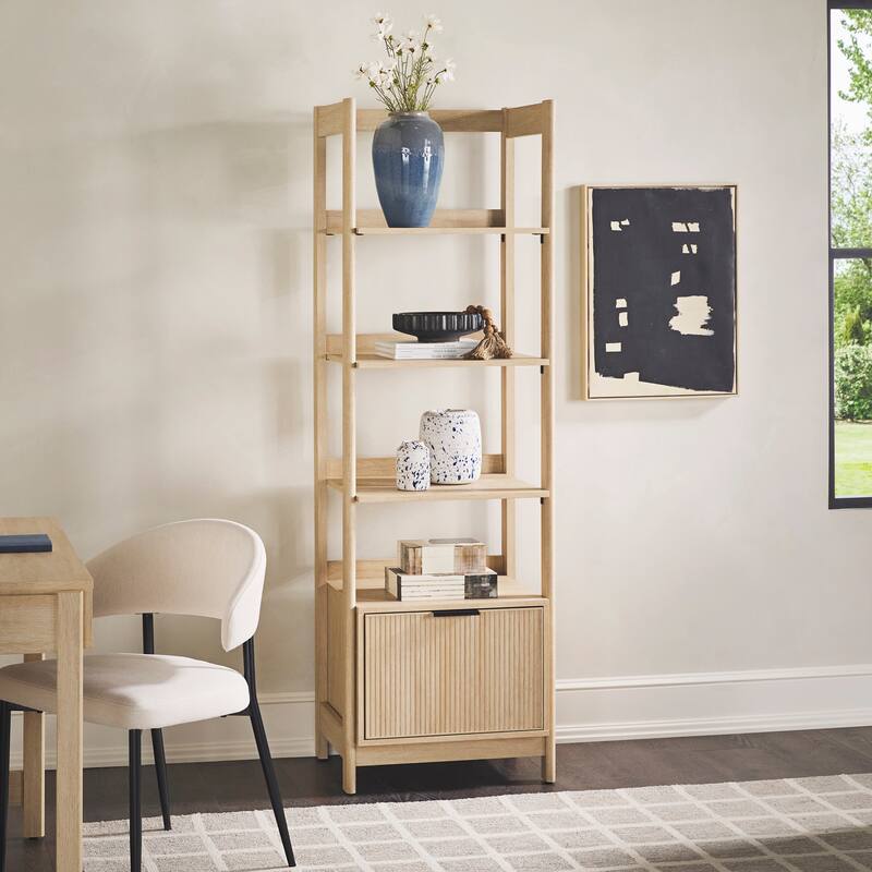 Middlebrook Designs 22" Narrow Bookshelf with Drawer
