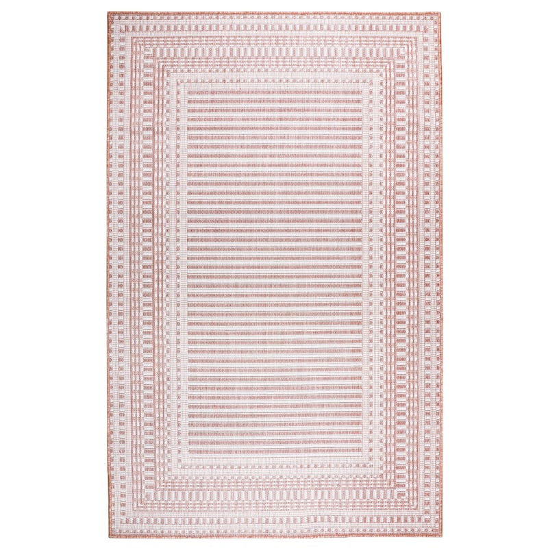 Liora Manne Malibu Etched Border Indoor/Outdoor Rug