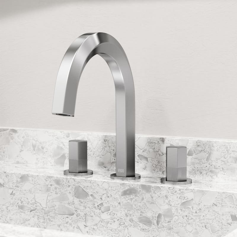 VIGO Hart 9" H 2-Handle Widespread Bathroom Faucet