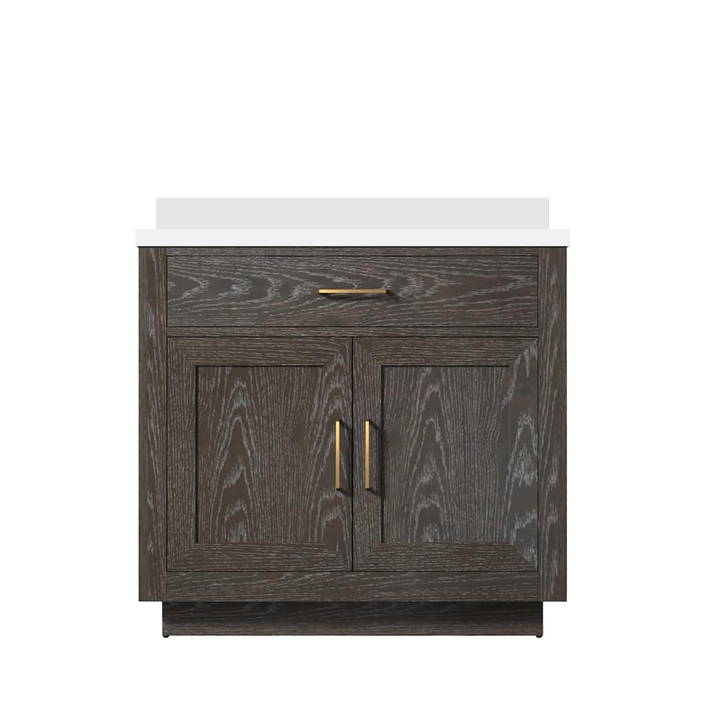 Abbey Bath Vanity with Quartz Top and Sink