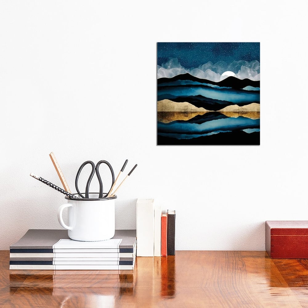 iCanvas "Midnight Mountain" by SpaceFrog Designs Canvas Print