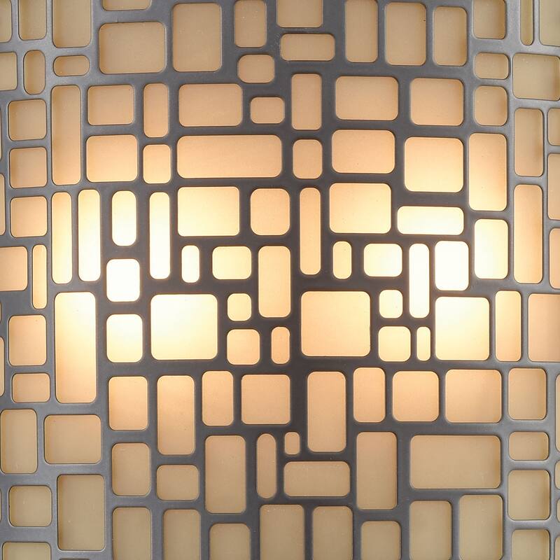 Hooper 8'' High 2-Light Outdoor Sconce - Oil Rubbed Bronze - 8 inch Tall