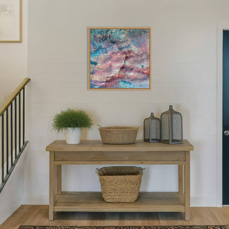 Bloodstone.png by Pelin Atilla (22 x 22 in.), Framed Canvas Wall Art Print