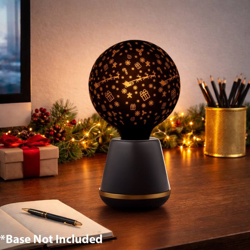 Festive Living G125 Decorative LED Bulb – 1800K Warm Vintage Glow - Christmas