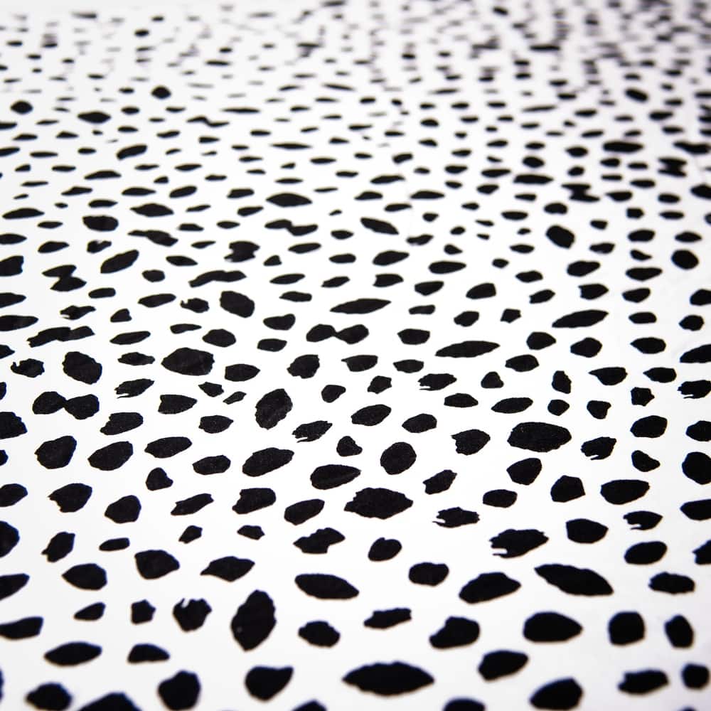 Rizzy Home Ink Dot Cotton Fitted Cribsheet - 28" X 52"