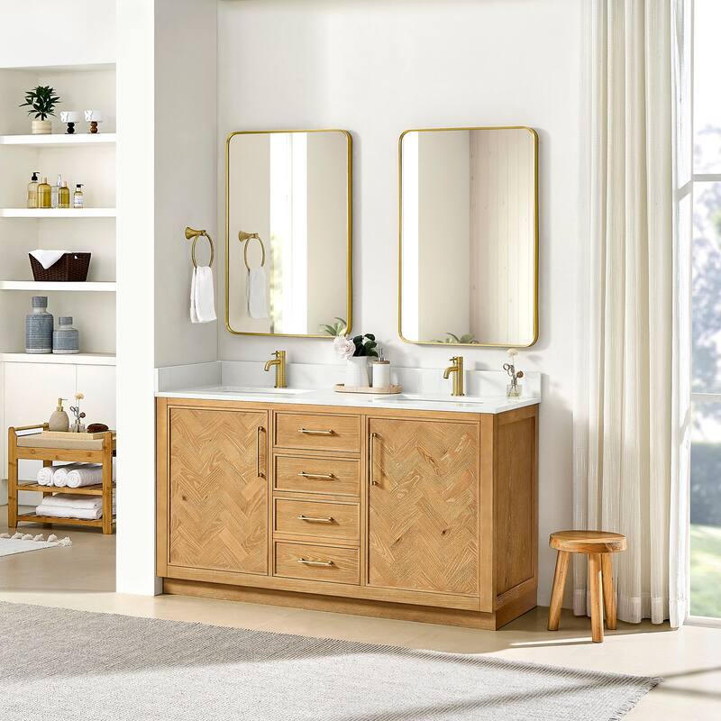 Jakarta Bath Vanity with Quartz Stone Top without Mirror