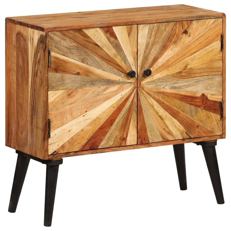 vidaXL Sideboard Solid Mango Wood 33.5"x11.8"x29.5"