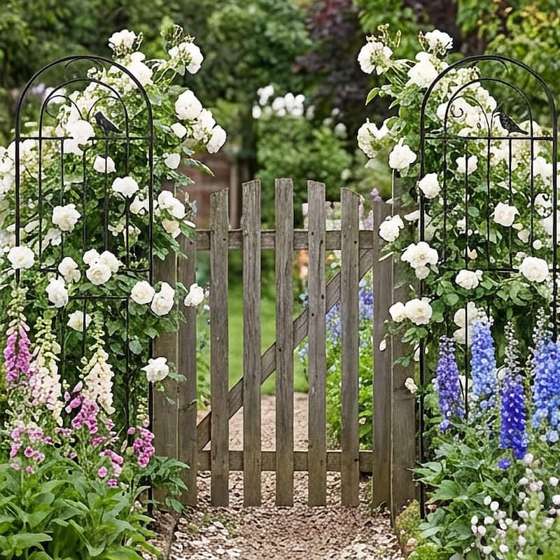 71 in Garden Tall Plant Trellis for Climbing Plants