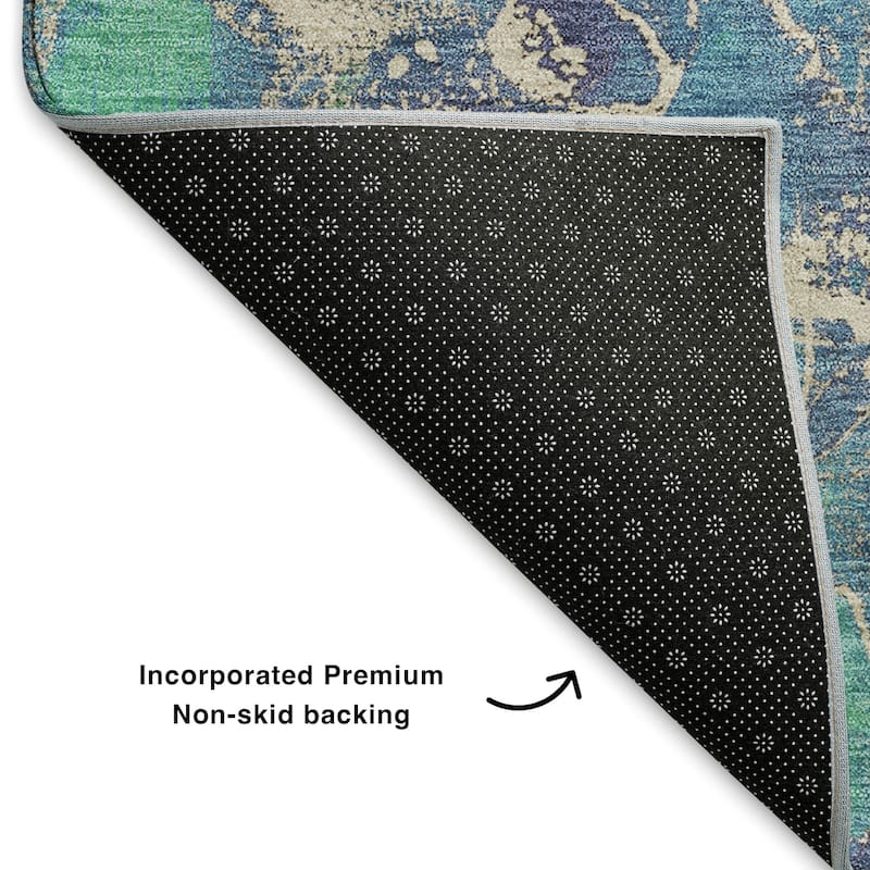 Premium Washable Super Soft Abstract Mayfield Rug