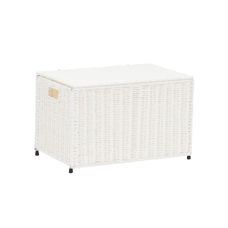Household Essentials Decorative Paper Rope Storage Chest for Home Organization