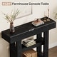 preview thumbnail 17 of 28, 41.34-Inch Farmhouse Console Table, 2-Tier Narrow Sofa Table - 41.34" W x 11.81" D x 31.5" H