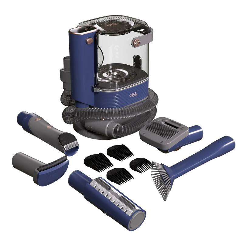 Premium Dog Grooming Kit, Pet Grooming Vacuum & Dog Clippers & Dog Brush for Shedding with 5 Grooming and Cleaning Tools