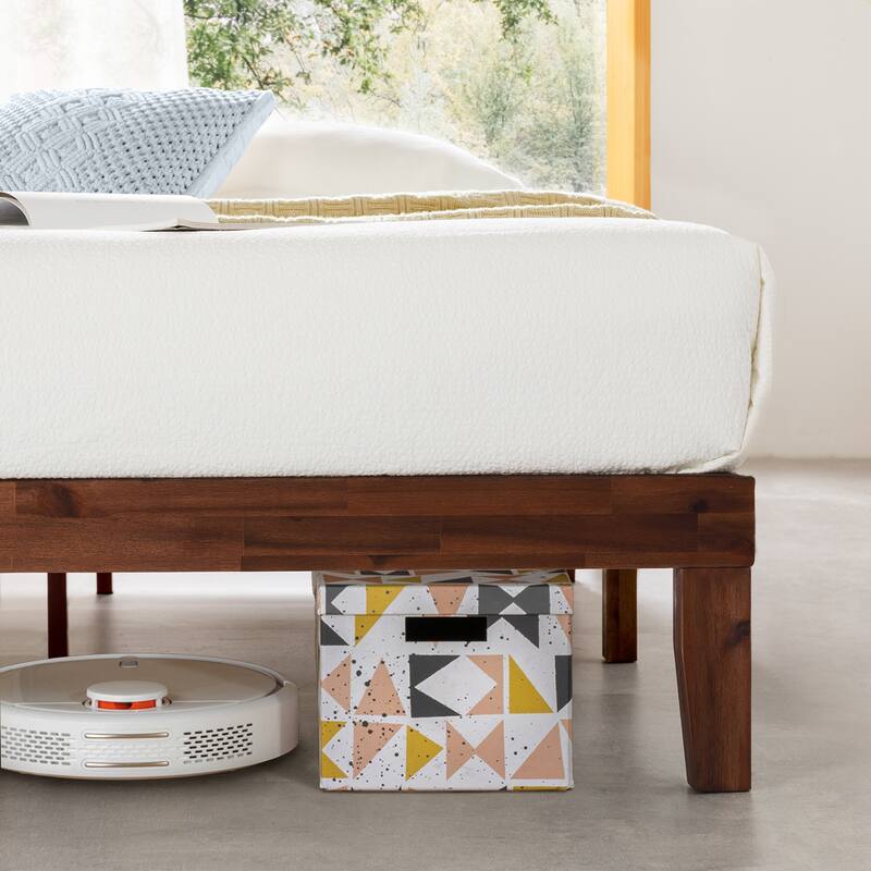 12" Classic Solid Wood Platform Bed Frame