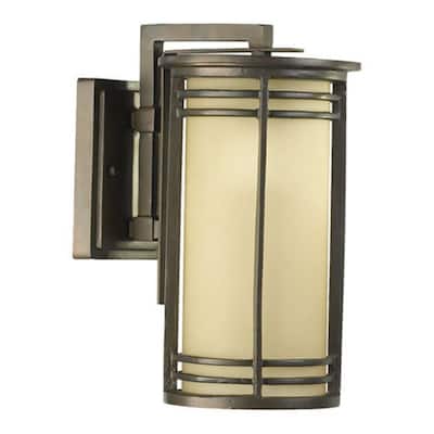 Quorum International Larson Single Light 13-1/2" Tall Outdoor Wall