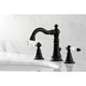 preview thumbnail 28 of 26, English Classic Widespread Bathroom Faucet Matte Black