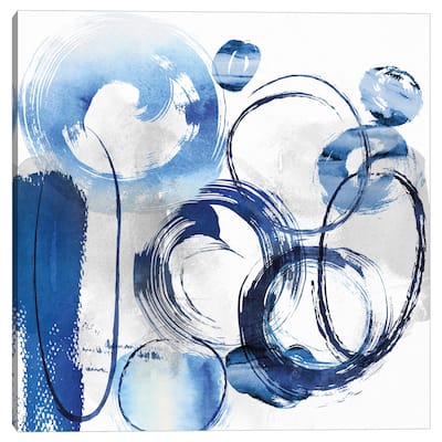 Blue Ring by Nikki Chu Canvas Art Print