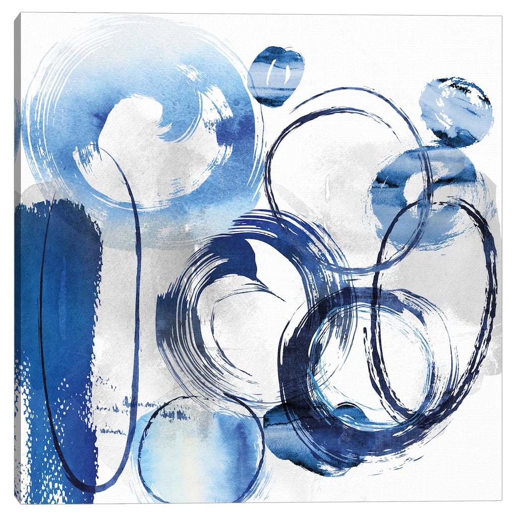 Blue Ring by Nikki Chu Canvas Art Print