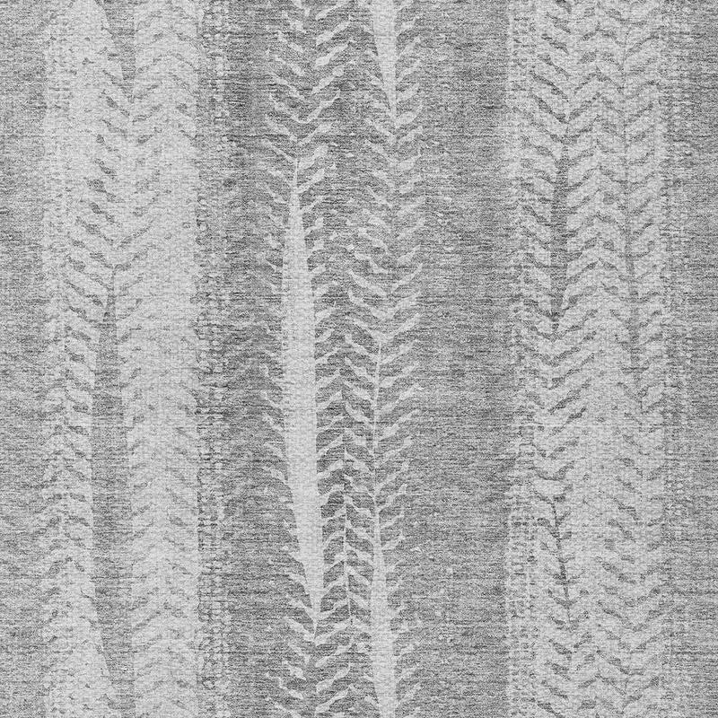 HomeRoots Botanical Leaves Transitional Rectangle Outdoor Rug