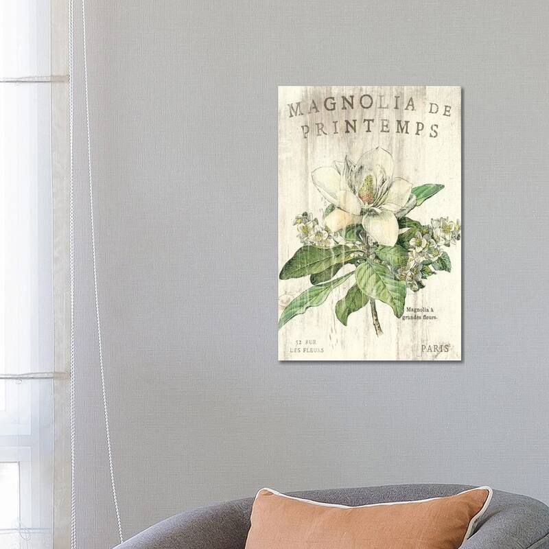 iCanvas "Magnolia de Printemps " by Sue Schlabach Canvas Print - 26x18x1.5
