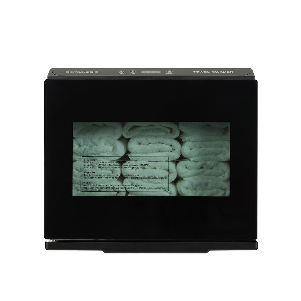 Stainless Steel Towel Warmer (30L) for Salon Spa Beauty Massage Use, with Glass Door - N/A