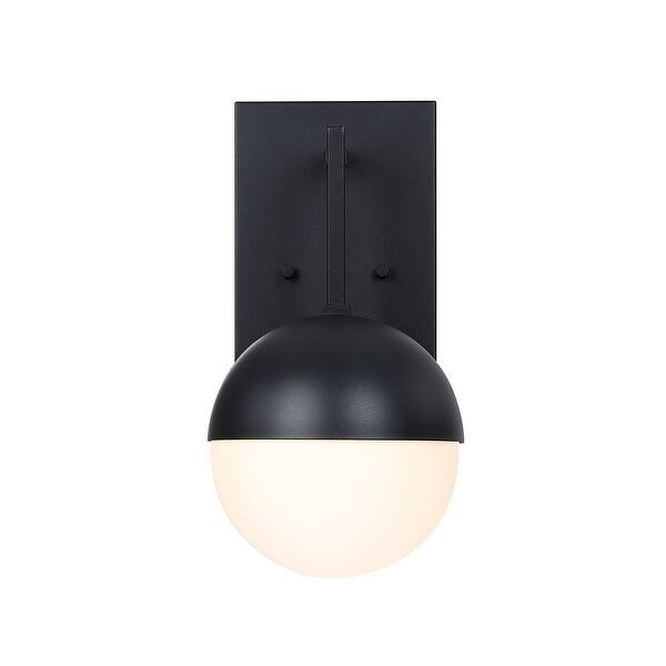 slide 2 of 7, Designers Fountain D319M-14EW Pineview 14" Tall Outdoor Wall Sconce Black